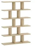 vidaXL Wandregal Sonoma-Eiche 70 x 17 x 101 cm Holzwerkstoff