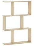 vidaXL Wandregal Sonoma-Eiche 72 x 17 x 105 cm Holzwerkstoff