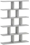 vidaXL Wandregal Betongrau 70 x 17 x 101 cm Holzwerkstoff