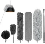 Staubwedel Teleskopstange Mikrofaser 243cm Fugenb&uuml;rsten set 8 St&uuml;ck
