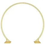 vidaXL Hochzeitsbogen Gold 220 x 45 x 200 cm Stahl