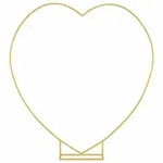 vidaXL Hochzeitsbogen Gold 195 x 35 x 211 cm Stahl