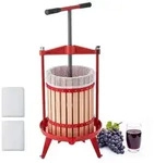 VEVOR Manuelle Beerenpresse 18 L, Weinpresse und Obstpresse f&uuml;r &Auml;pfel, Weintrauben,