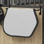 vidaXL Satteldeckenhalter Schwarz Eisen