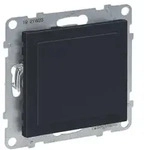 Legrand SEANO, Blindabdeckung, Mosaic-Adapter, Anthrazit lackiert, 1 Stk.