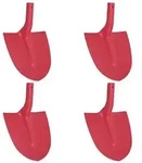 vidaXL Schaufelkopf 4 pcs Rot 39,5 x 27,5 cm Pulverbeschichteter Stahl