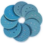 Schleifpapier 125mm Klett 8 Loch Zirkonium MIX 64 St&uuml;ck
