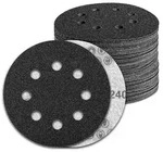Schleifpapier Nass 125mm Klett 8 Loch 100 Stk K&ouml;rnung 240 G240