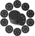 Schleifpapier 150mm Klett 6 Loch Siliciumcarbid 60 400 Black 6 Hold
