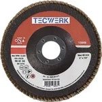 F&auml;cherscheibe D.125mm K.120 kon.Stahl/Holz NK TECWERK