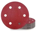 Schleifpapier 225mm Klett 6 Loch P80 25 St&uuml;ck Schleifgiraffe P80 25.0