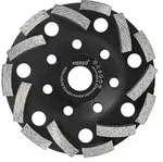 Diamantschleift&ouml;pfe 125mm 22,23mm Beton Stein Naturstein Schr&auml;gzahn