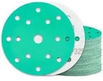 Schleifpapier 150mm 15 Loch-Gr&uuml;n 60 St&uuml;ck K&ouml;rnung 320
