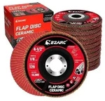 F&auml;cherscheibe 115 mm Typ29 Keramik 60 Edelstahl 10er Pack 60er-K&ouml;rnung
