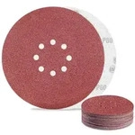 Schleifpapier 225mm Klett K&ouml;rnung 60 8 Loch Deckenschleifer P60 25PCS