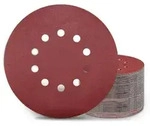 Schleifscheiben 225mm Klett P240 10 Loch rot 50 St&uuml;ck P240 50.0