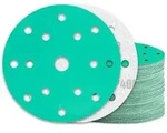 Schleifpapier 150 Klett 15 Loch 15 Loch-Gr&uuml;n 60 St&uuml;ck K&ouml;rnung 400