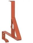 vidaXL Schneew&auml;chter Unterst&uuml;tzung 12 pcs Rot 29,5 x 3 x 34,5 cm Stahl