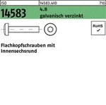Flachkopfschraube ISO 14583 ISR M6x20 4.8 galv.verz. 200St.