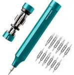 Schraubendreher Set 24in1 Magnetisch Pr&auml;zisions Bits Mini Gr&uuml;n