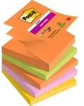 3M R330-5SS-BOOS - Quadratisch - Gr&uuml;n - Orange - Pink - Gelb - Papier - 76 mm - 76