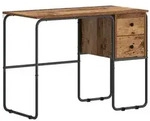 vidaXL Schreibtisch mit Stauraum Eichenholz 100 x 50 x 75 cm