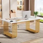 Tribesigns Schreibtisch Computertisch, 180 x 80 x 78 cm Modern B&uuml;rotisch PC...