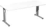 Geram&ouml;bel SchreibtischC-Fu&szlig; Flex S-617146-WS 180x80x82mm wei&szlig;/si