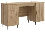 vidaXL Schreibtisch Artisan-Eiche Holzwerkstoff 142,5 x 50 x 75 cm