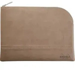 Rhodia Rhodiarama Etui aus Kunstleder mit Rei&szlig;verschluss, 21x28 cm Taupe 116725C