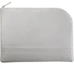 Rhodia Rhodiarama Etui aus Kunstleder Rei&szlig;verschluss, 21x28 cm Silber 116721C