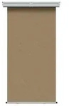 vidaXL Balkon Seitenmarkise 100% Polyester Eisen Stahl