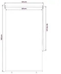 vidaXL Rollo mit UV-Schutz Hellgrau 60 x 140 cm Polyester