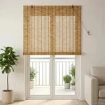 vidaXL Rollo Braun 120 x 220 cm Schilf