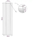 vidaXL Rollo Natur 60 x 220 cm Schilf