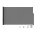 VEVOR Seitenmarkise 200 x 300 cm Seitenwandmarkise aus 180 g/m2 Polyestergewebe...