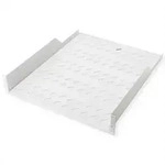 "ROLINE Rack - Regal - 550 mm tief, Tragf&auml;higkeit 25 kg - RAL 7035, Hellgrau - 2U -