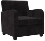 vidaXL Sessel Schwarz Chenille