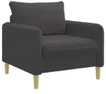 vidaXL XL-Sessel Dunkelgrau Boucl&eacute;