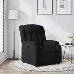 vidaXL Relaxsessel Schwarzer Stoff