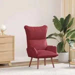 vidaXL Relaxsessel Weinrot Kunstleder