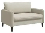 vidaXL XXL-Sessel Beige Samt