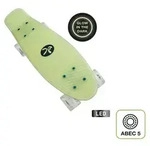 muuwmi Lights Skateboard Fun GLOW, mit Leuchtrollen und Glow-Effekt