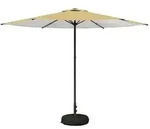 vidaXL Garten-Sonnenschirm 300 x 300 cm Polyester Rechtwinklig