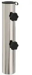 vidaXL Parasol Fu&szlig;rohr 0.63 kg Nat&uuml;rlicher Edelstahl Edelstahl