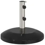 vidaXL Parasolbasis f&uuml;r 40-50 mm Pole 26.75 kg Schwarz