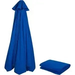 Sonnenschirm Ersatzbezug 3m 2m UV Schutz 270 cm 6 streben Mittelblau