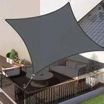 Sonnensegel Rechteckig Wasserdicht UV Schutz Terrasse 3x3m Anthrazit