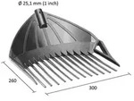 Hof & Gartenschaufel gro&szlig; 3-in-1 &ndash; ohne Stiel