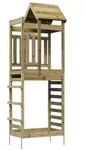 vidaXL Spielturm Braun 52,5 x 85 x 238 cm Massives impr&auml;gniertes Holz
